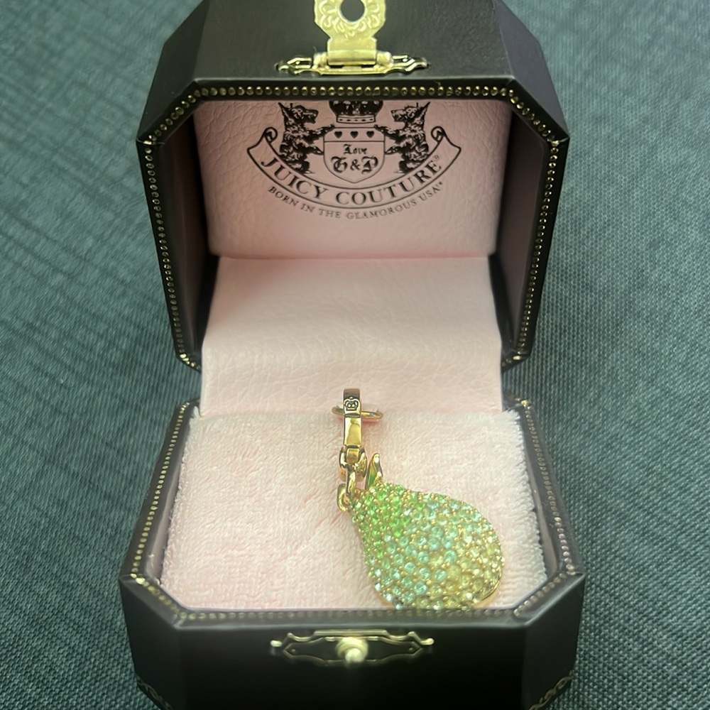 Juicy Couture Pave Pear 🍐 Charm.
